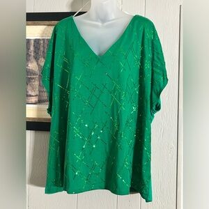 💚Beautiful Green Sequin Women's Top💚